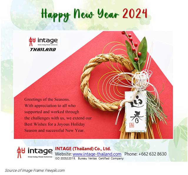 New Year Greetings 2024 from INTAGE Thailand for Web